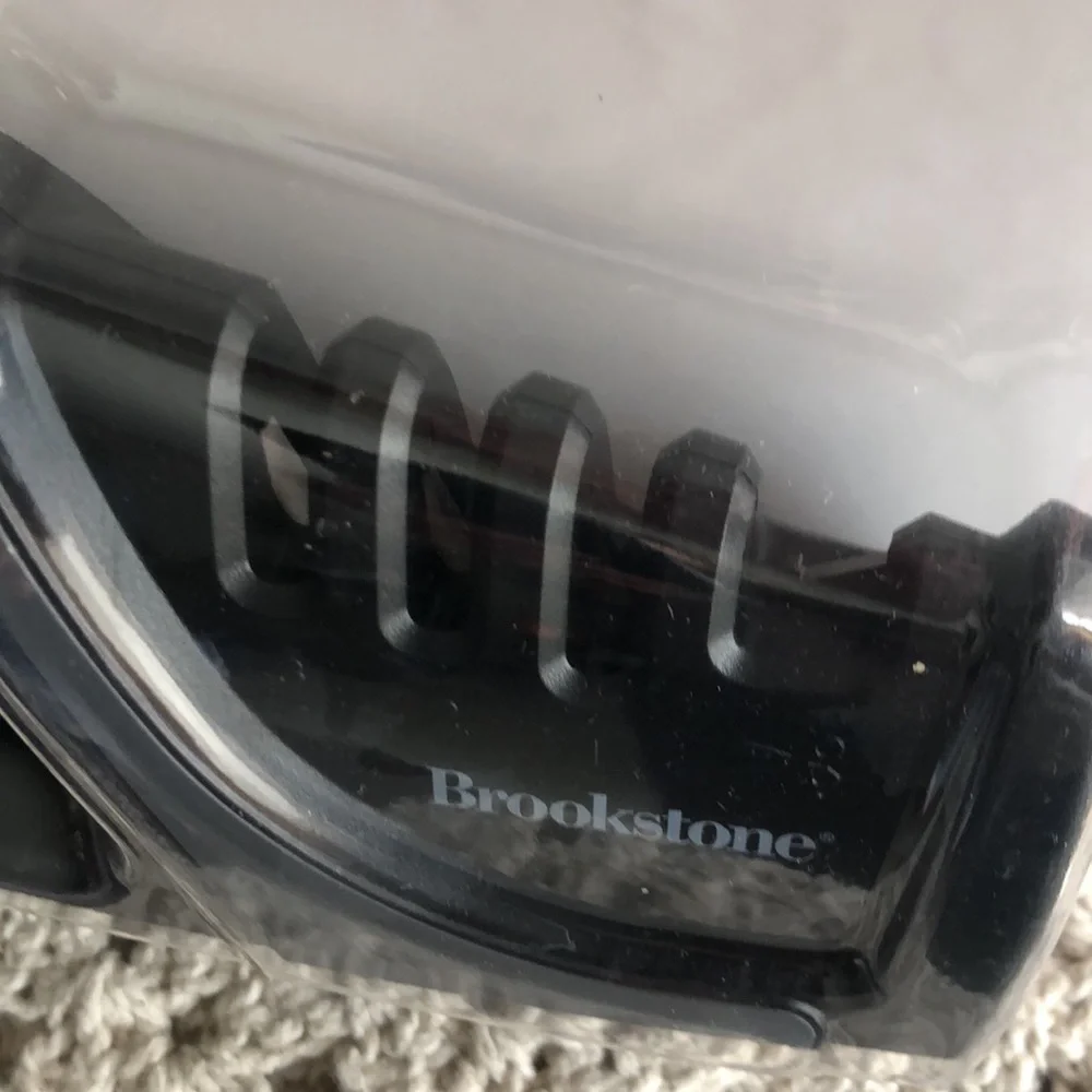 Brookstone Black 2-in-1 Knife & Shears Sharpener